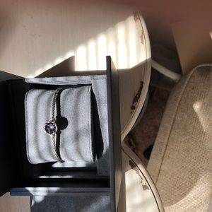 David Yurman , size Medium, Silver w/Black Orchid
